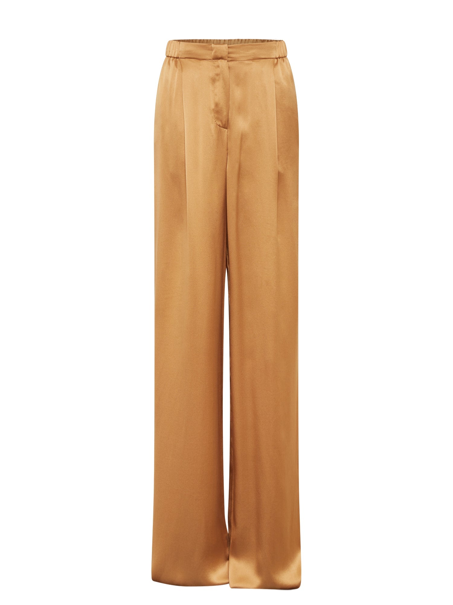 Pantalon de costume A.Ferretti en soie - Beige