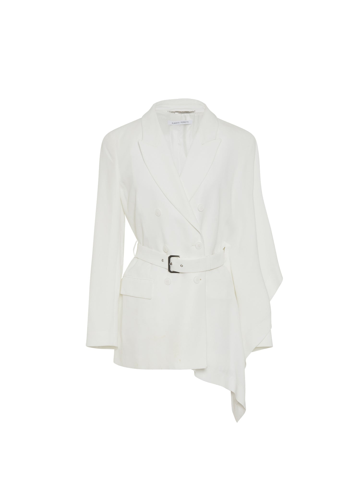 Blazer A.Ferretti ceinturé - Blanc