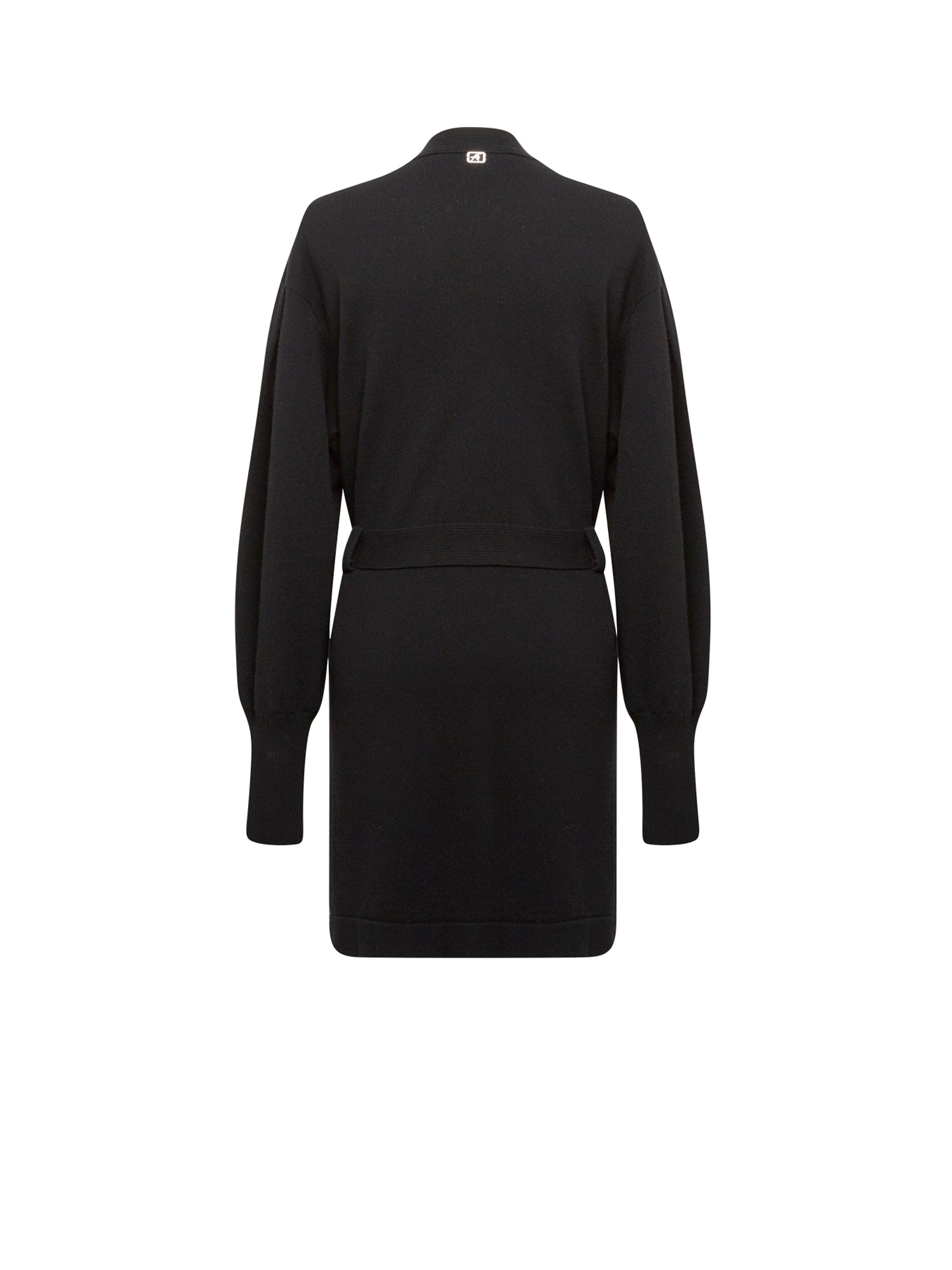 Cardigan A.Ferretti noué en laine - Noir