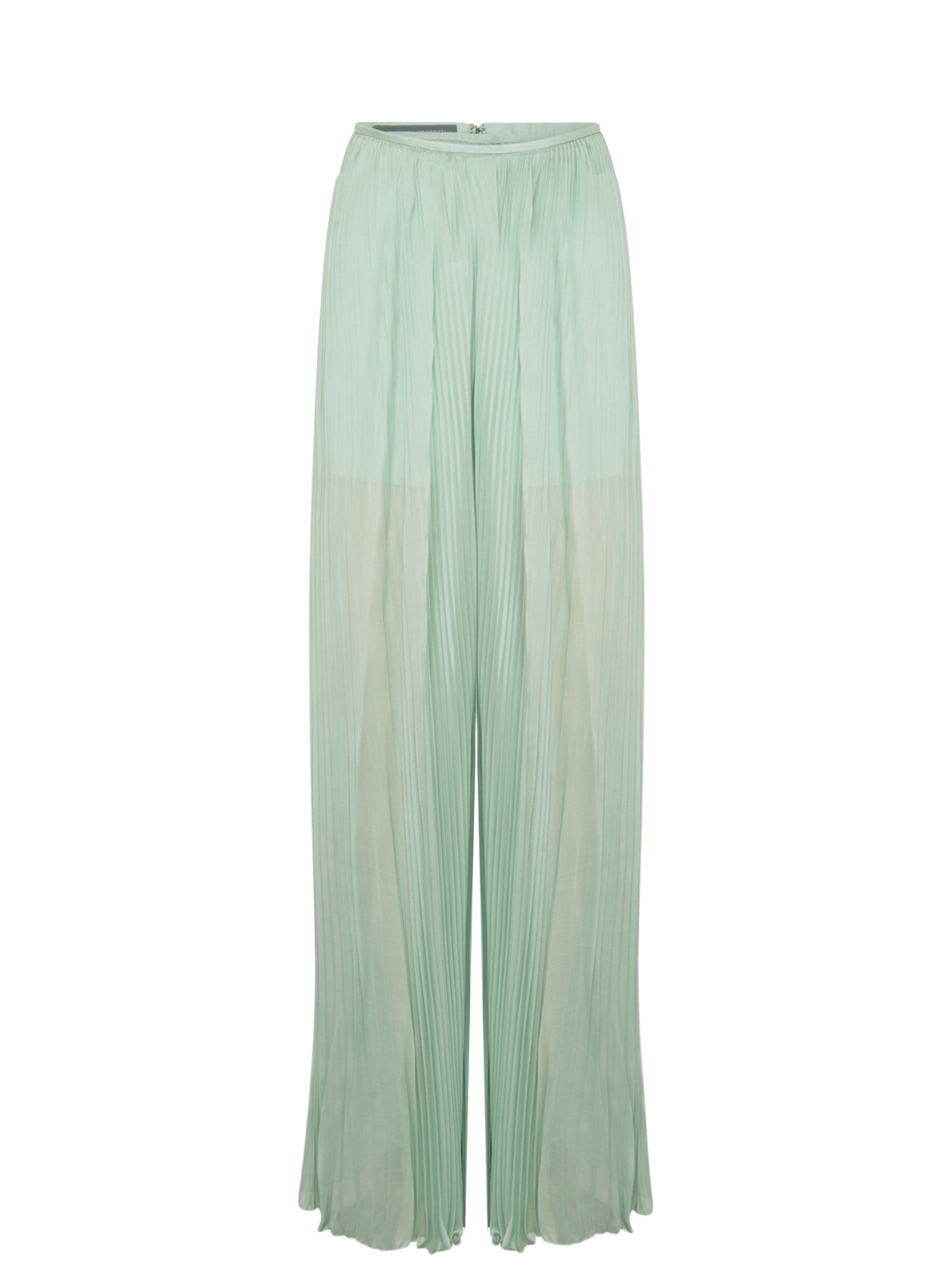 Pantalon A.Ferretti plissé - Vert
