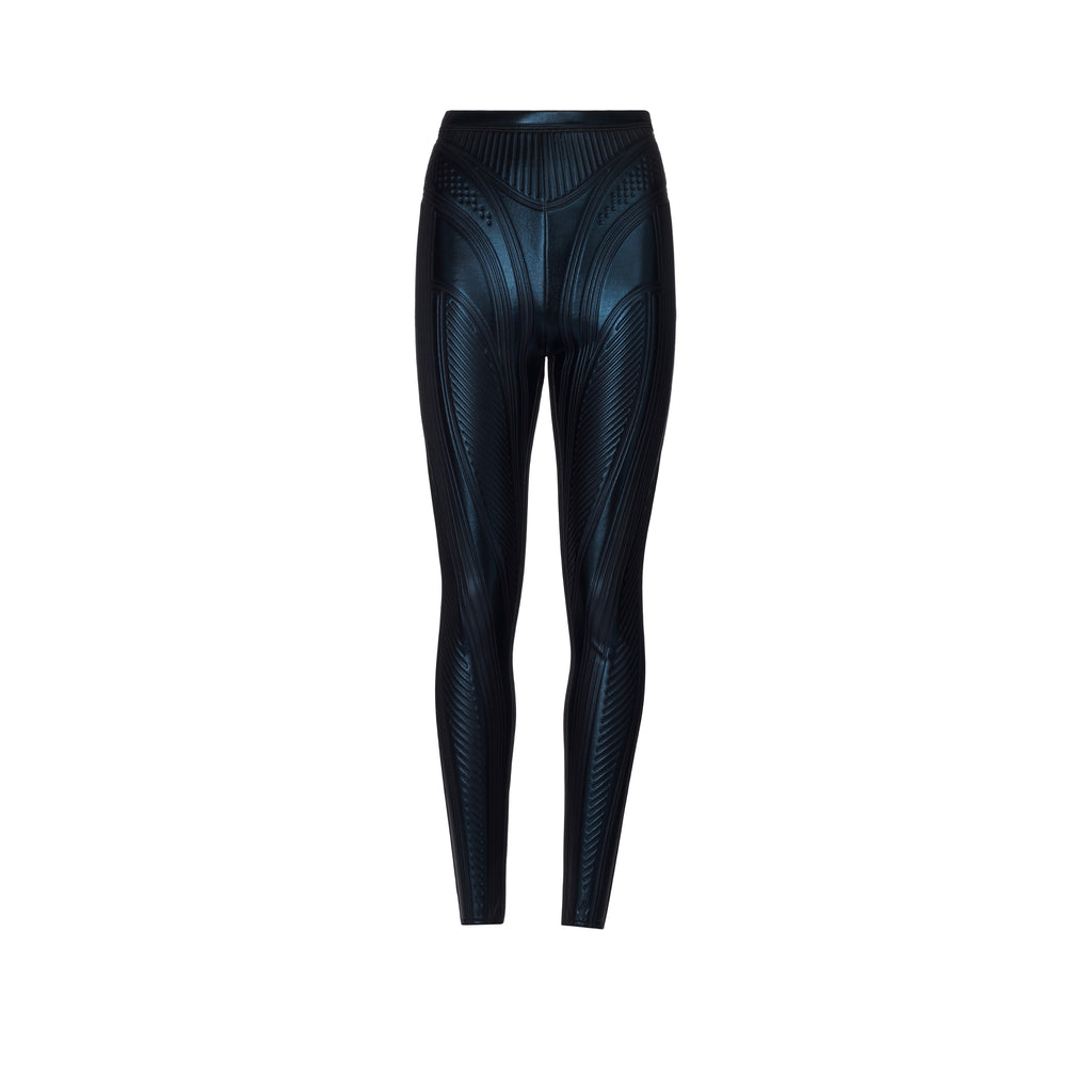 Legging en jersey gaufré irisé - Dark
