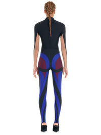 Legging spirales multicolores - Multicolor Cobalt Blue