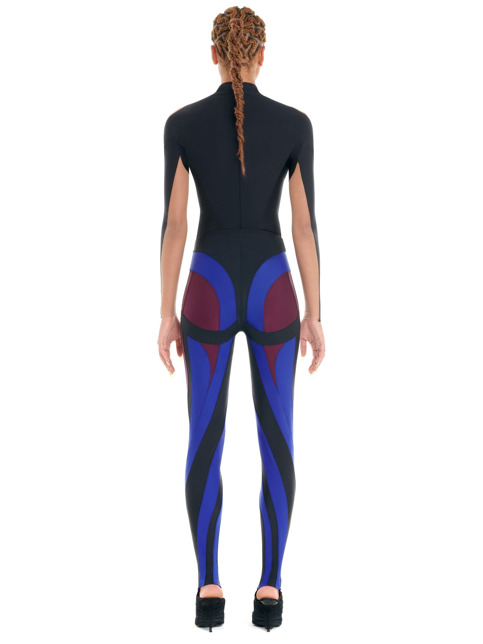 Legging spirales multicolores - Multicolor Cobalt Blue