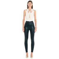 Legging en jersey gaufré irisé - Dark