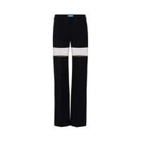 Pantalon illusion en laine - Black Nude