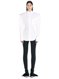 Chemise structurée en popeline - Blanc
