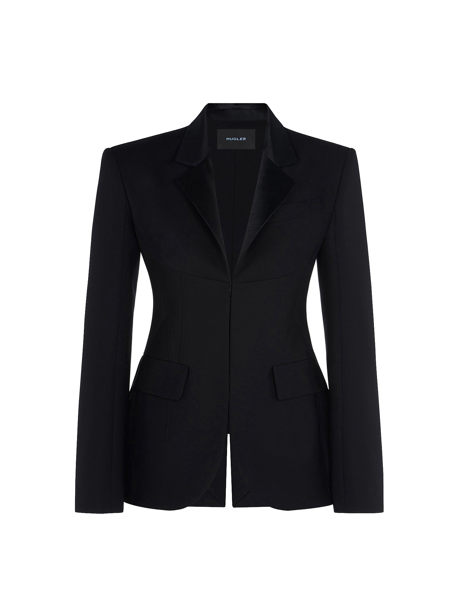 Veste silhouette iconique sablier - Noir Intense