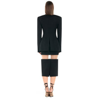 Veste silhouette iconique sablier - Noir Intense