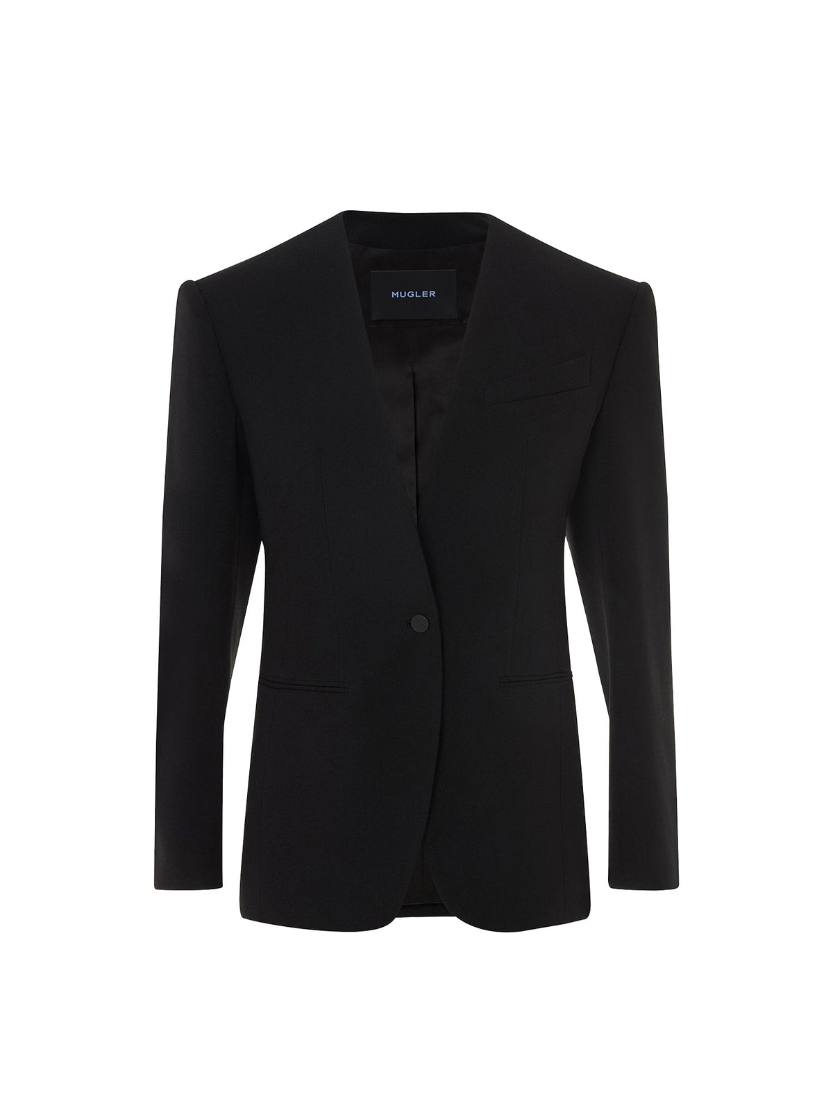 Veste de costume oversize en laine - Noir
