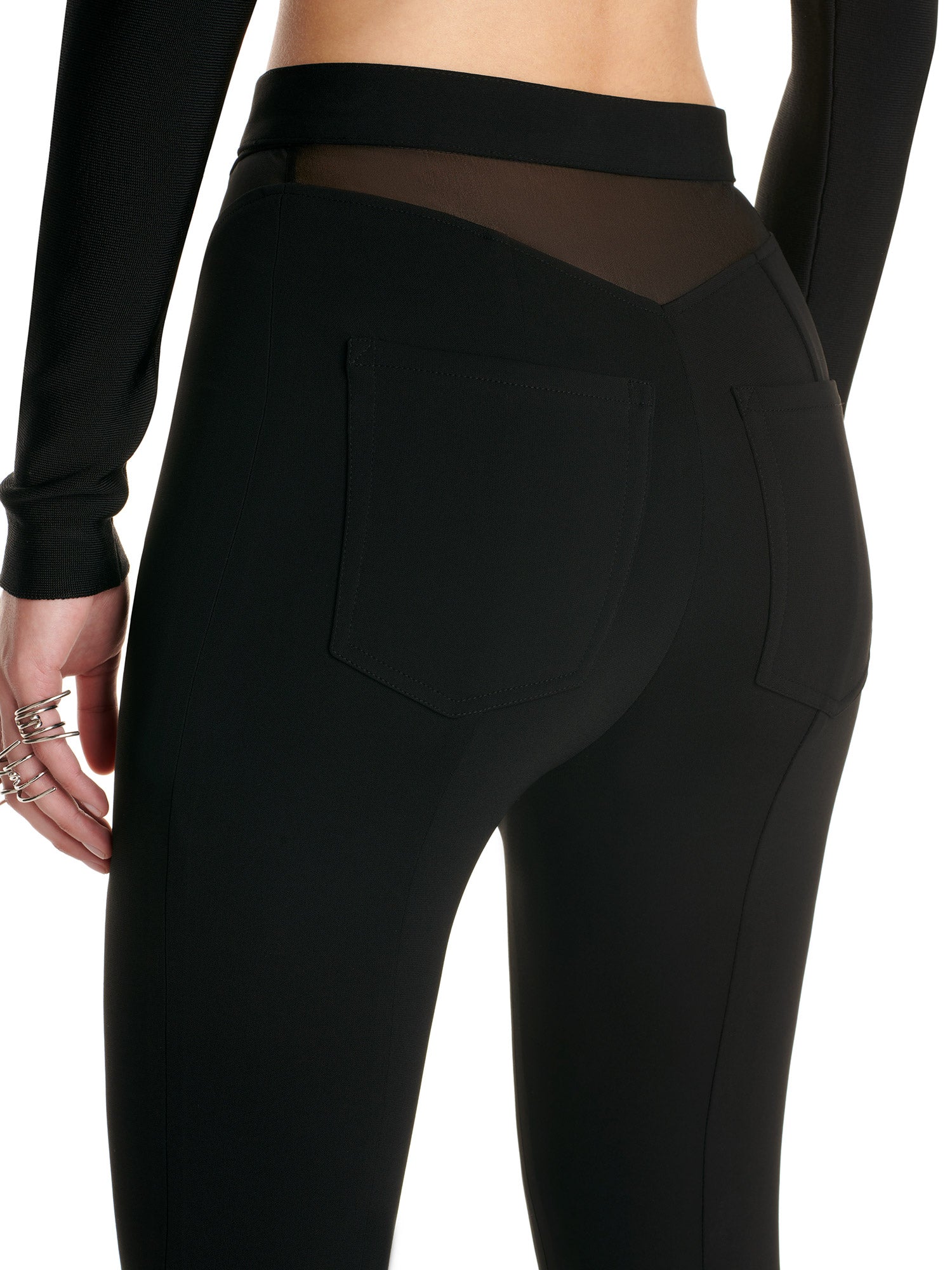 Legging illusion évasé - Noir
