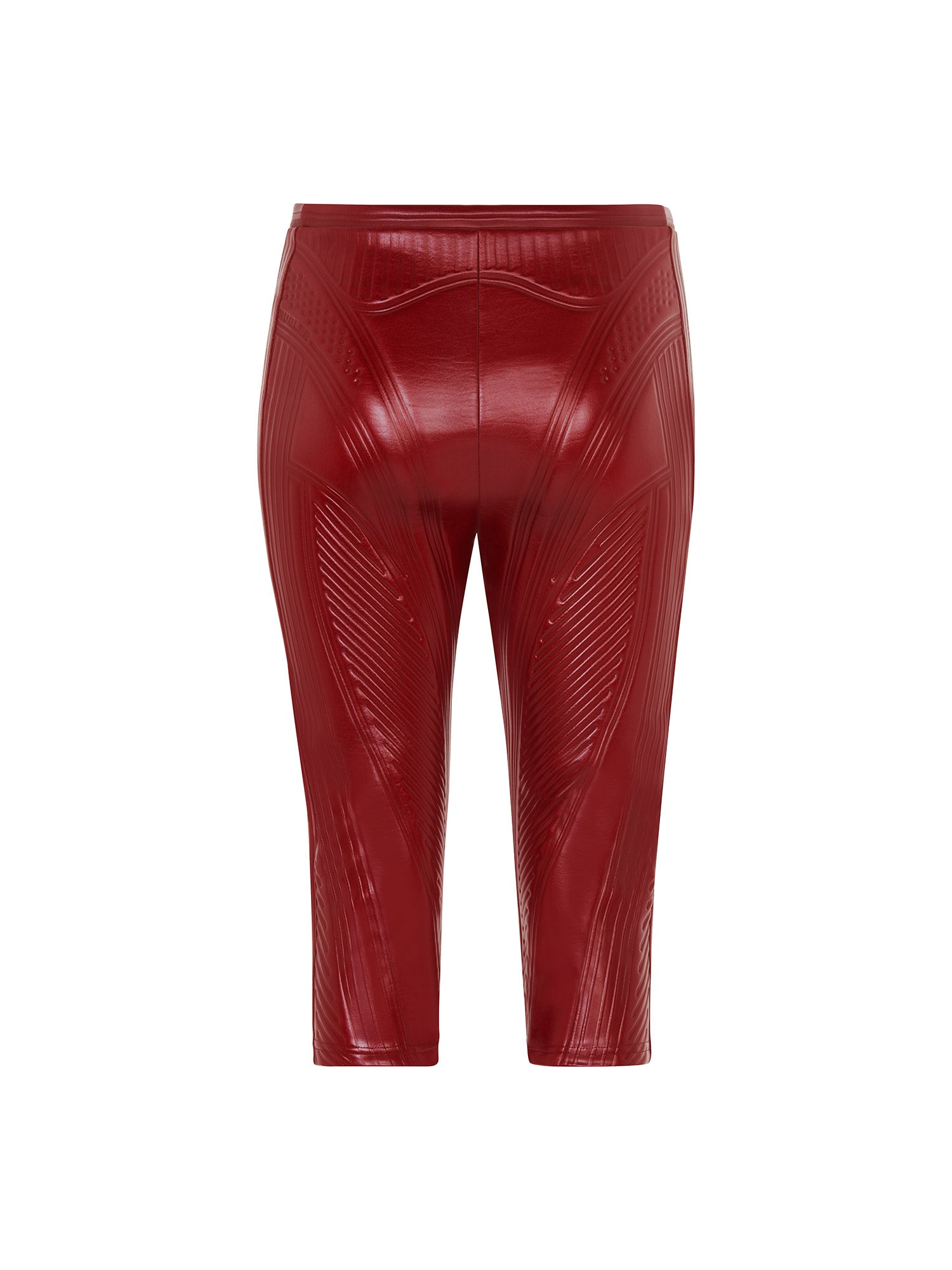Cyclistes en jersey embossé brillant - Dark Cherry