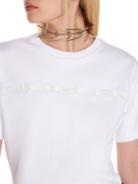 T-shirt logo en coton - Blanc
