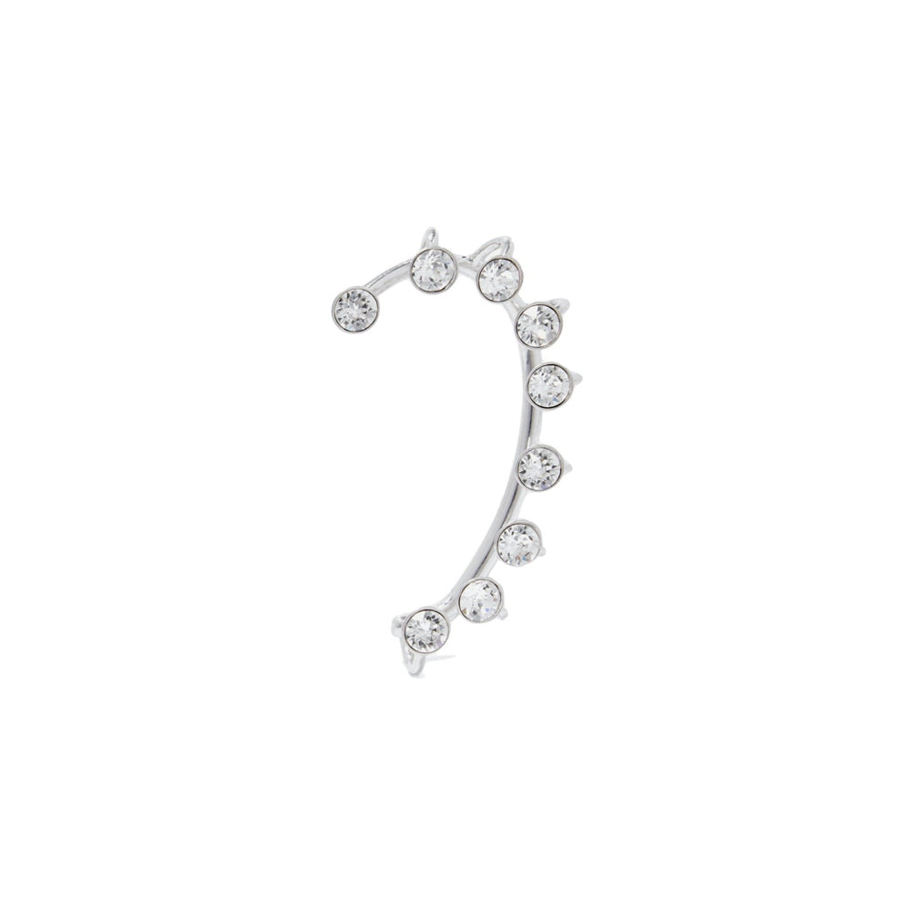 Mono boucle d'oreille précieuse - Cristal & Palladium