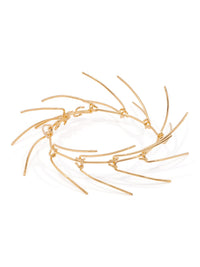 Grand collier à pointes articulées - Or