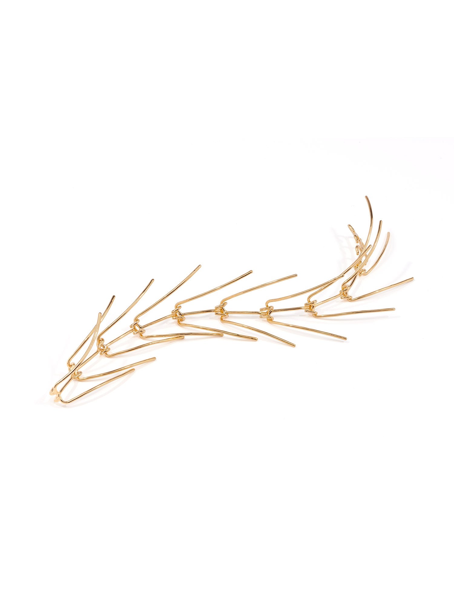 Grand collier à pointes articulées - Or