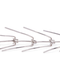 Grand collier à pointes articulées - Palladium