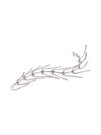 Grand collier à pointes articulées - Palladium