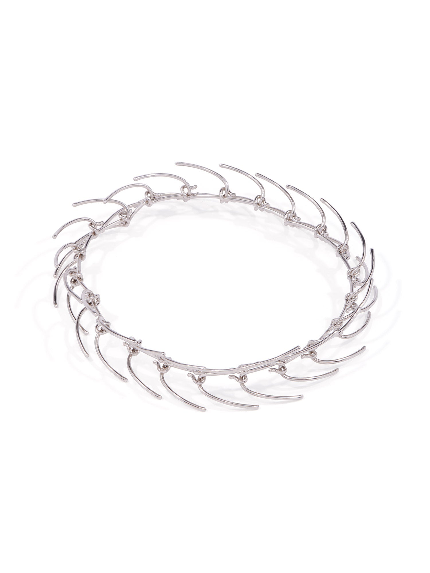Collier à pointes articulées - Palladium