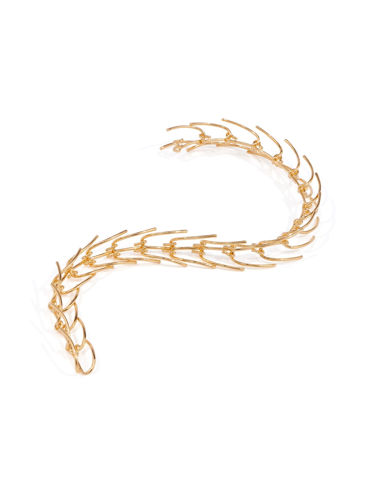 Collier à pointes articulées - Or