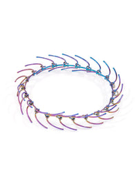 Collier à pointes articulées - Rainbow
