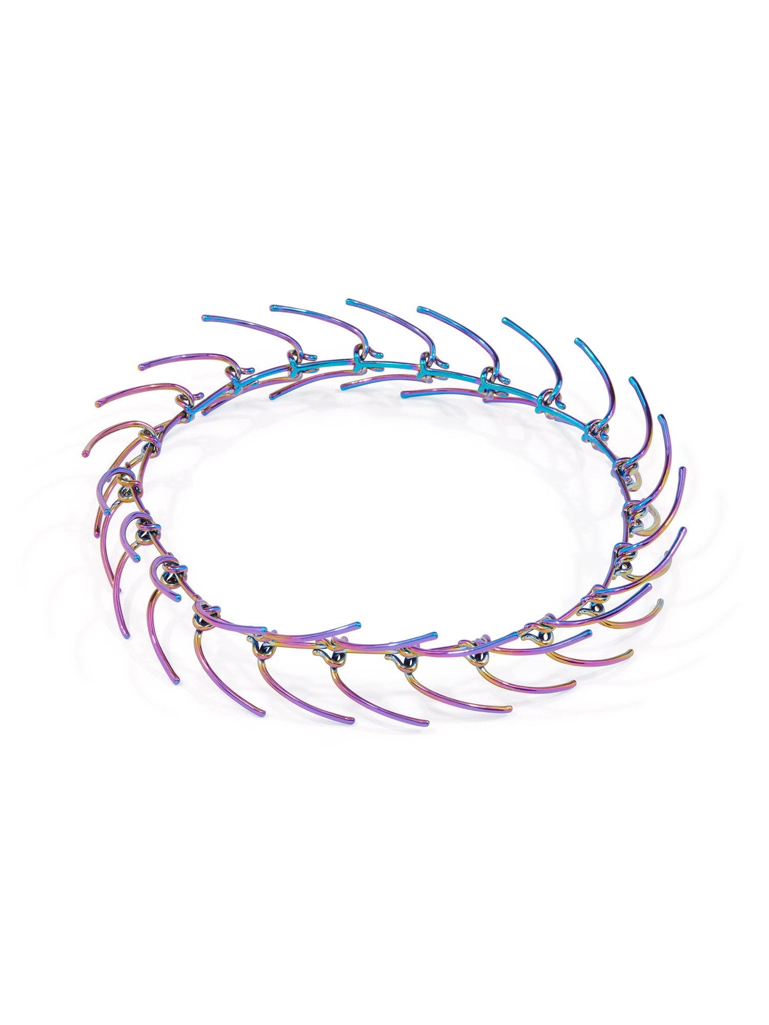 Collier à pointes articulées - Rainbow