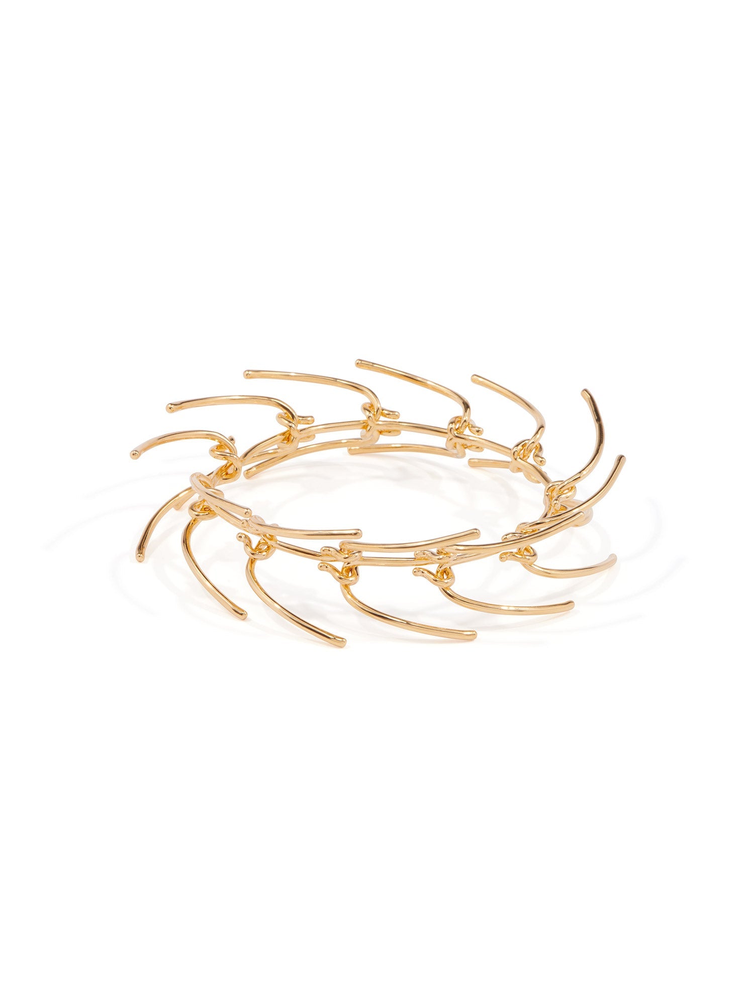 Bracelet à pointes articulées - Or