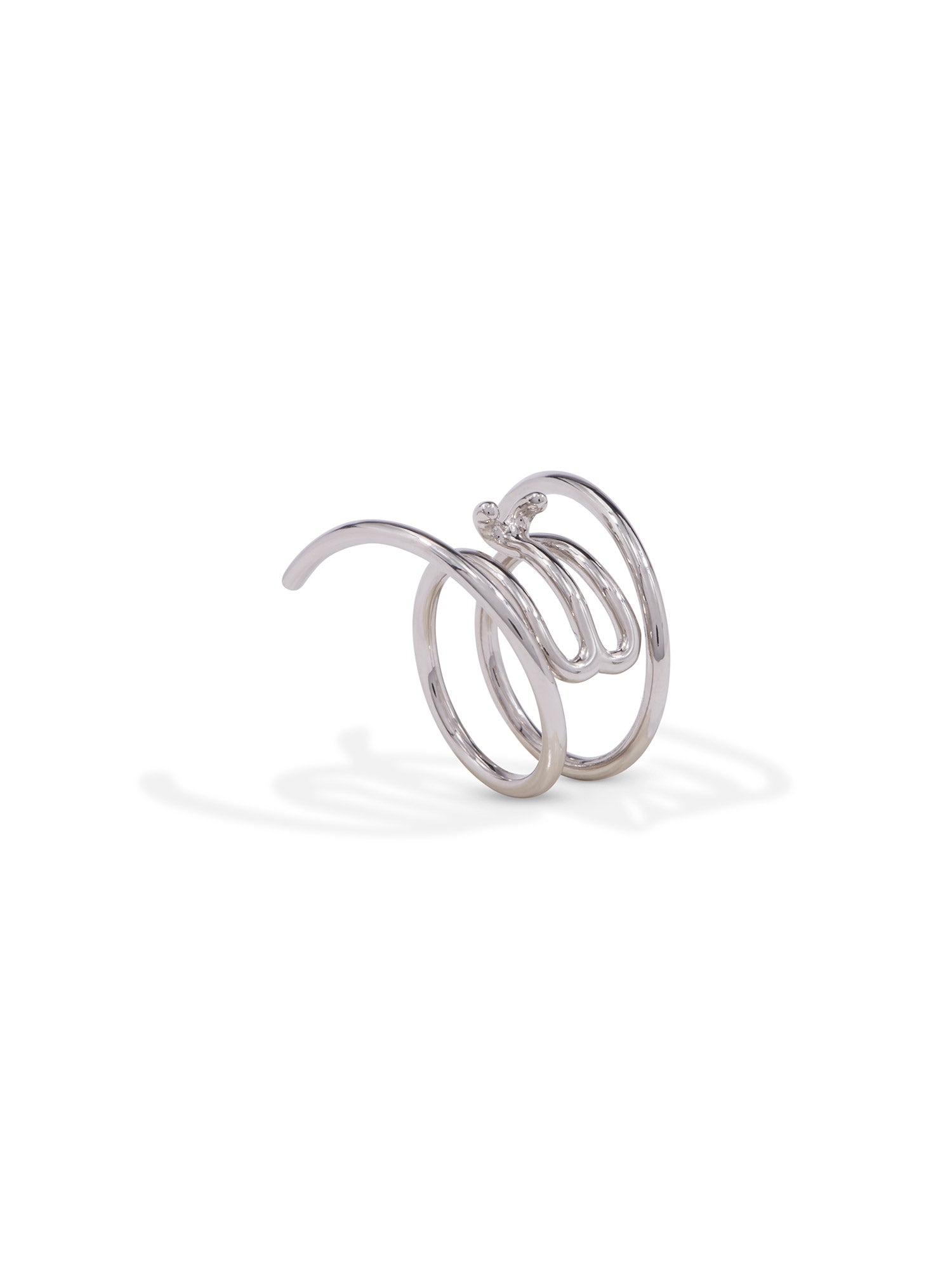 Bague à pointes articulées - Palladium
