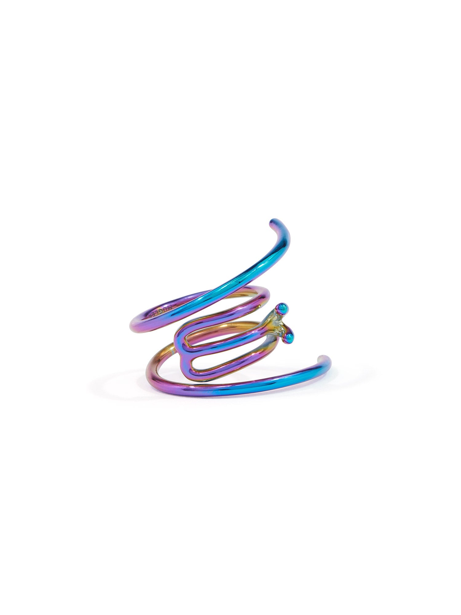 Bague à pointes articulées - Rainbow