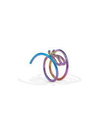 Bague à pointes articulées - Rainbow