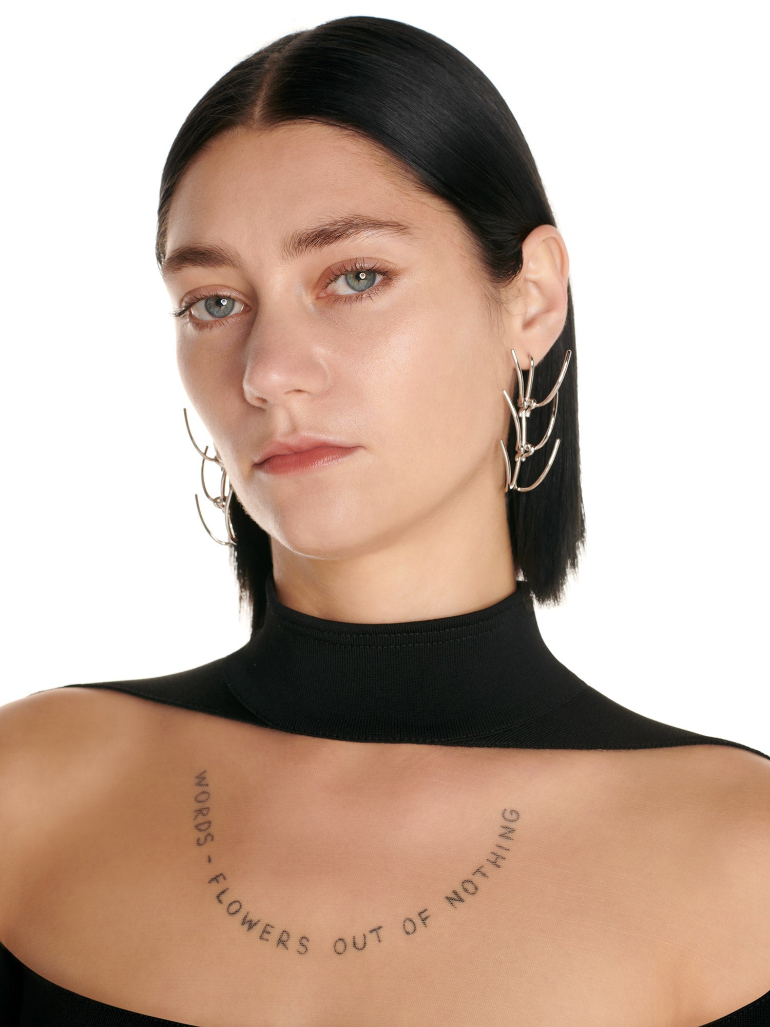 Boucles d'oreilles épi articulé - Or