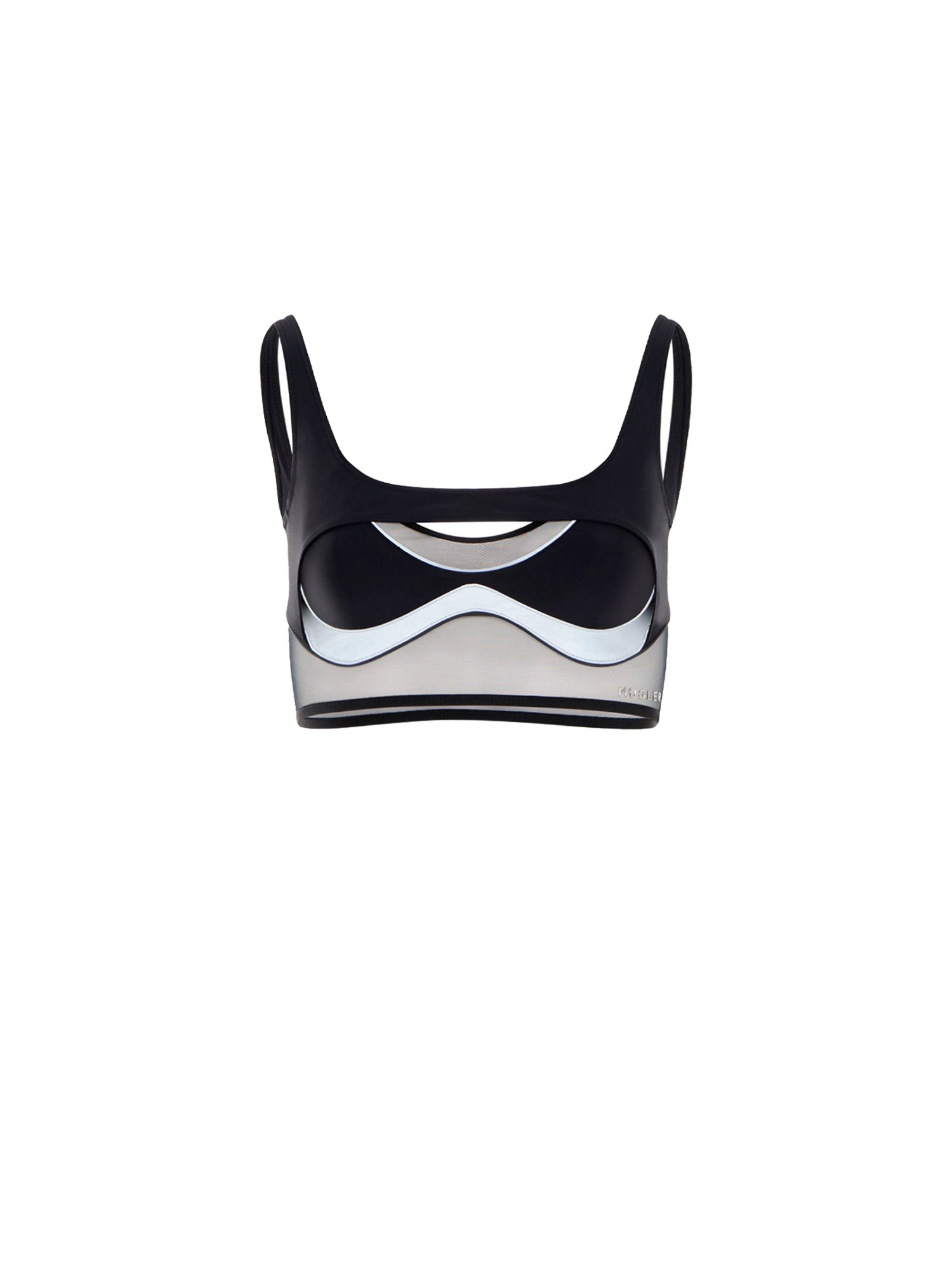 Brassière de sport bi-couleur - Noir & Silver