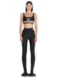 Brassière de sport bi-couleur - Noir & Silver