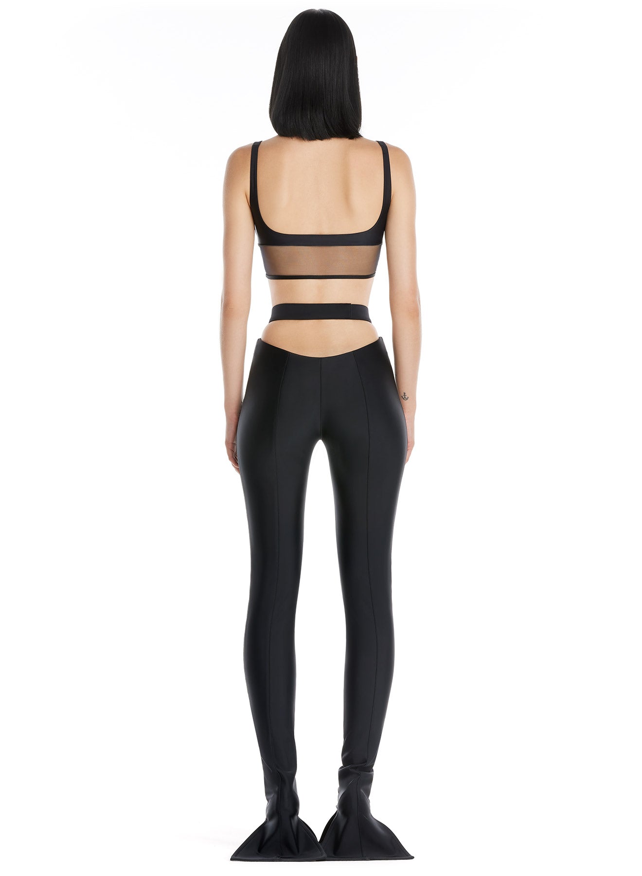 Brassière de sport bi-couleur - Noir & Silver