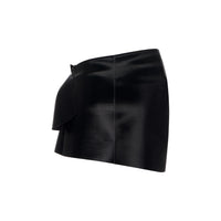Mini jupe en jersey technique - Noir