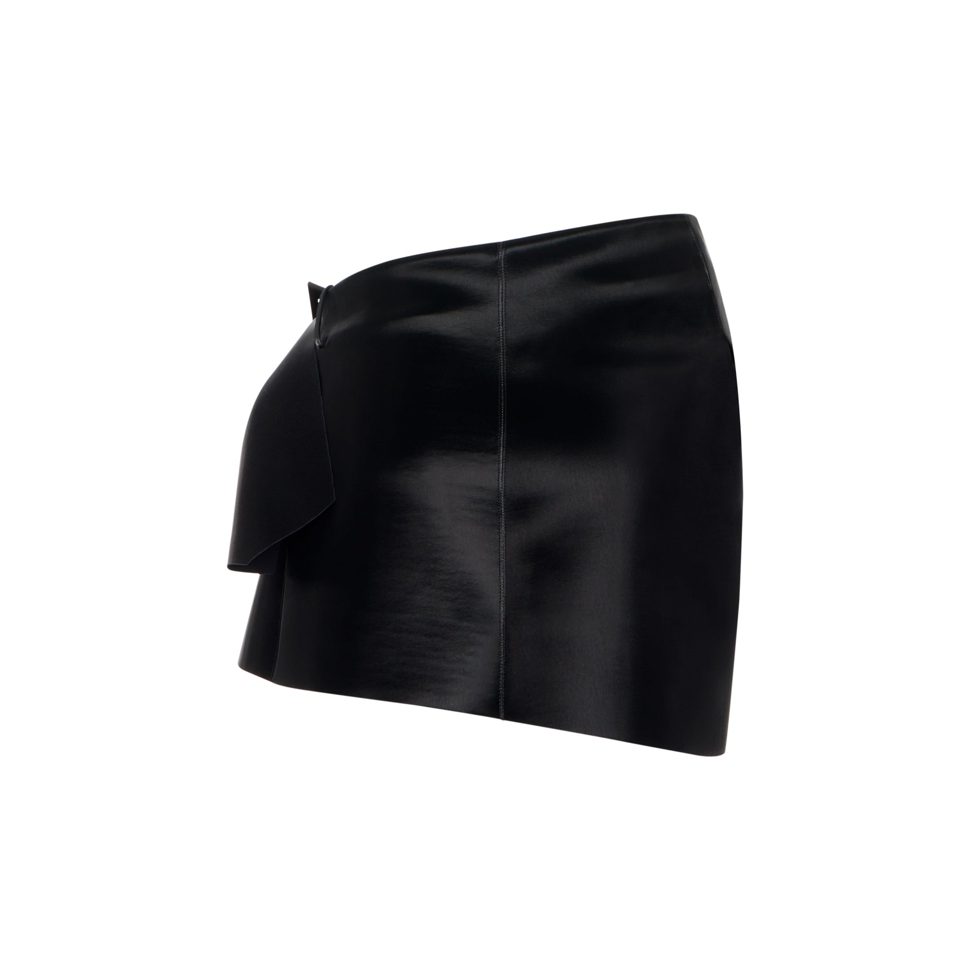 Mini jupe en jersey technique - Noir