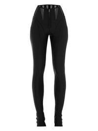 Pantalon corset cintré coupe laser - Noir