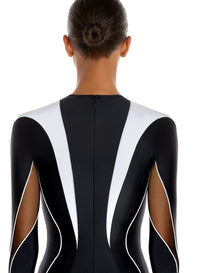 Mini robe moulante - Noir & Silver