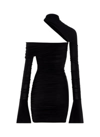 Mini robe asymétrique - Noir