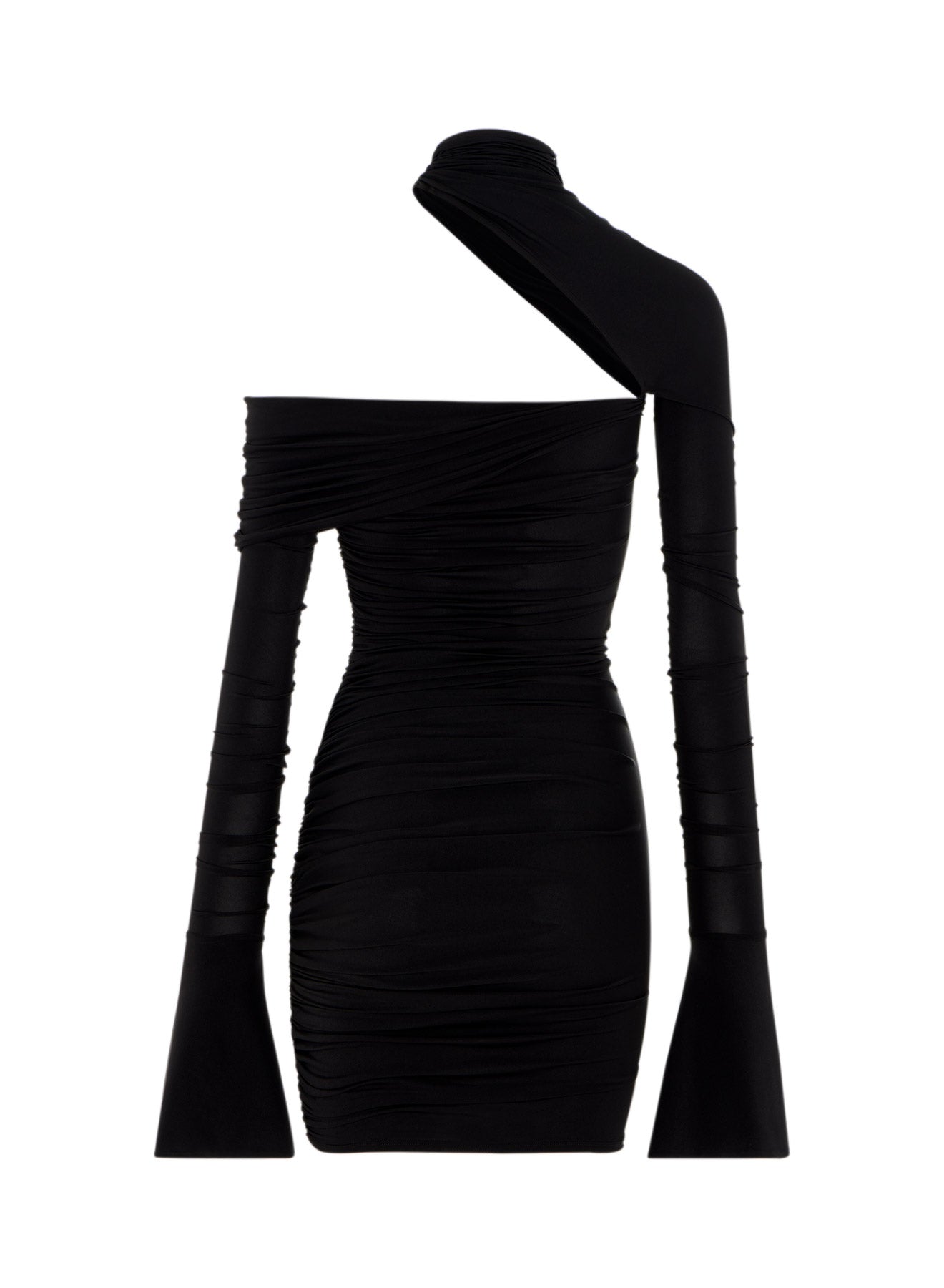 Mini robe asymétrique - Noir