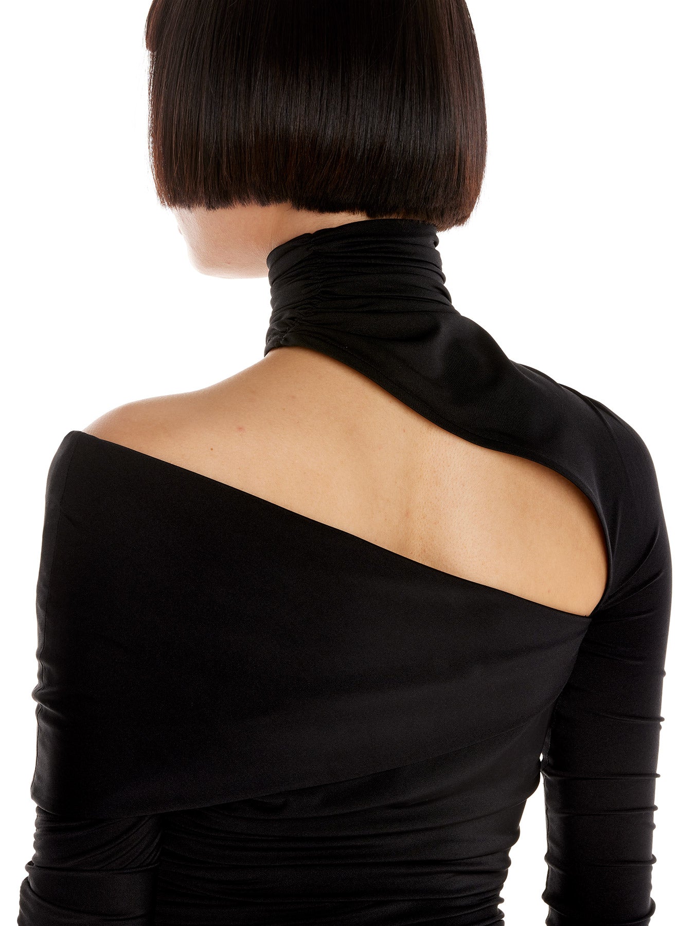 Mini robe asymétrique - Noir