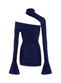 Mini robe asymétrique - Midnight Blue