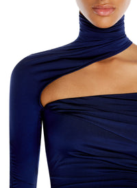 Mini robe asymétrique - Midnight Blue