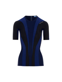 Top rayures bi-couleur - Multicolor Navy