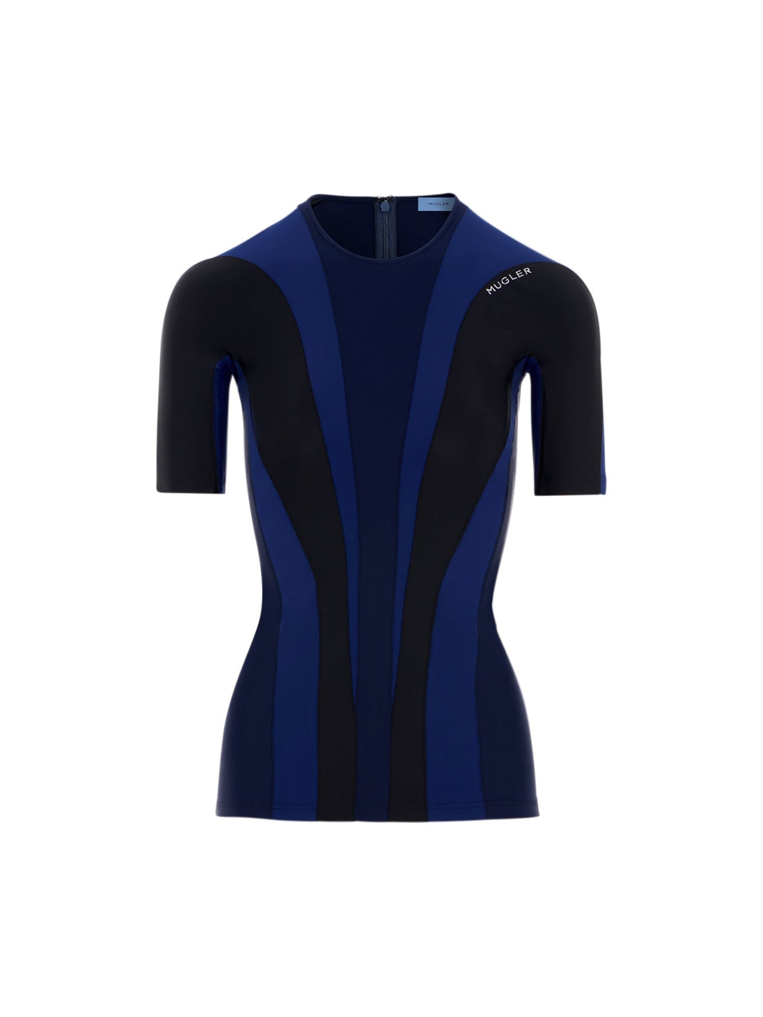 Top rayures bi-couleur - Multicolor Navy