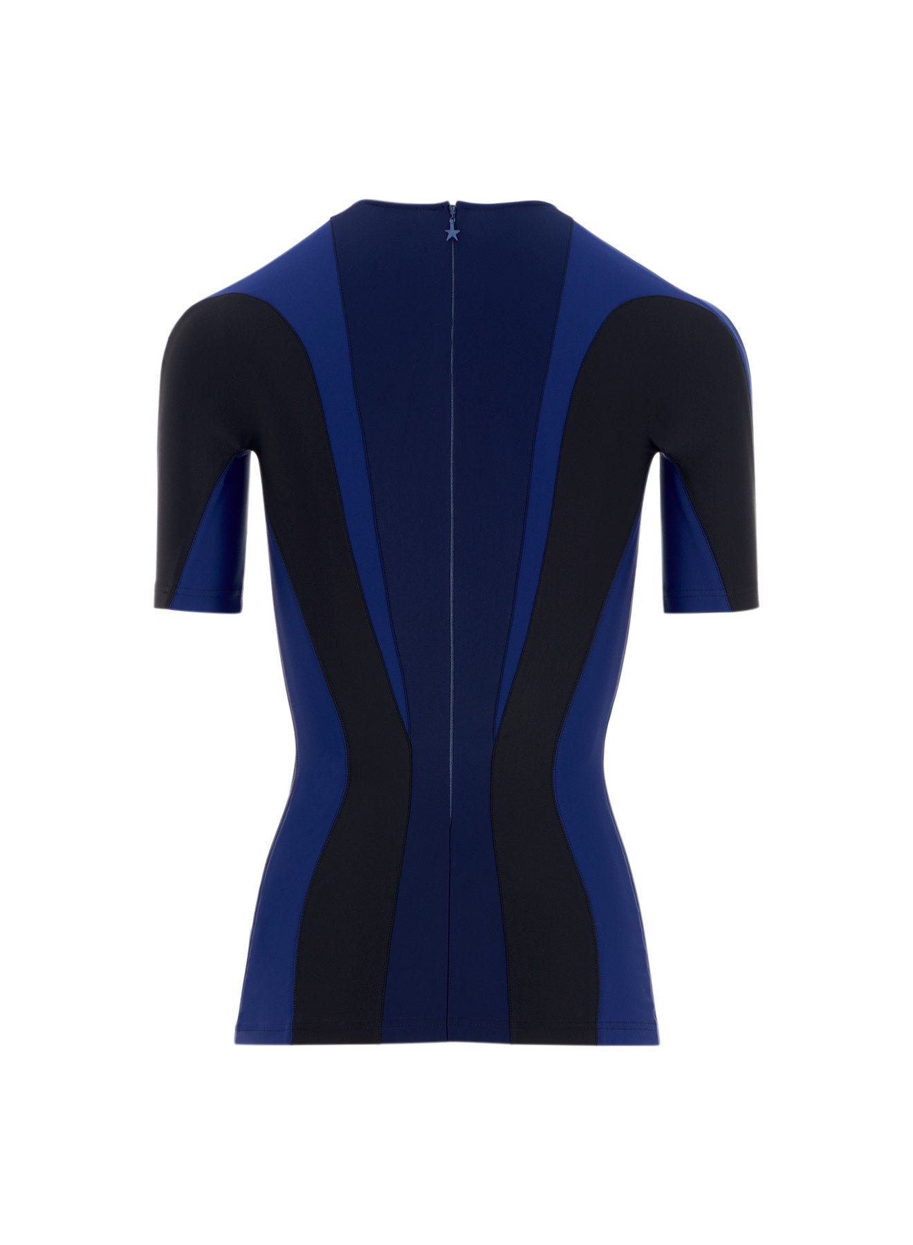 Top rayures bi-couleur - Multicolor Navy