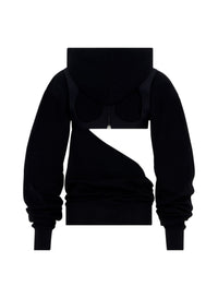 Sweatshirt avec brassière intégrée - Noir
