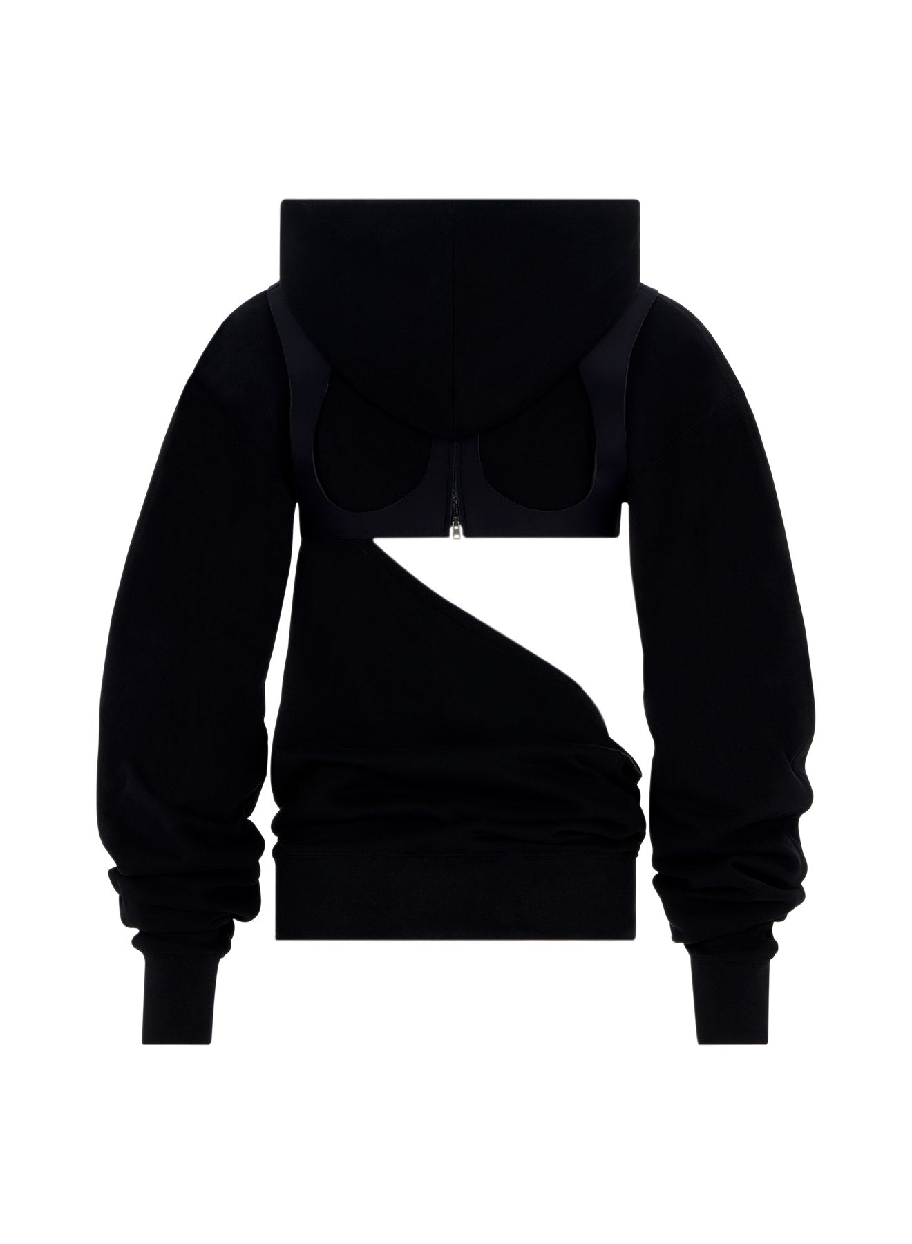 Sweatshirt avec brassière intégrée - Noir