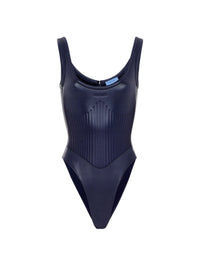 Body cintré en lycra recyclé - Navy