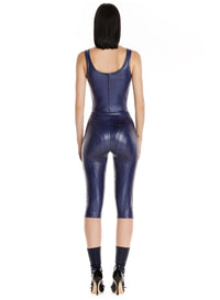 Body cintré en lycra recyclé - Navy