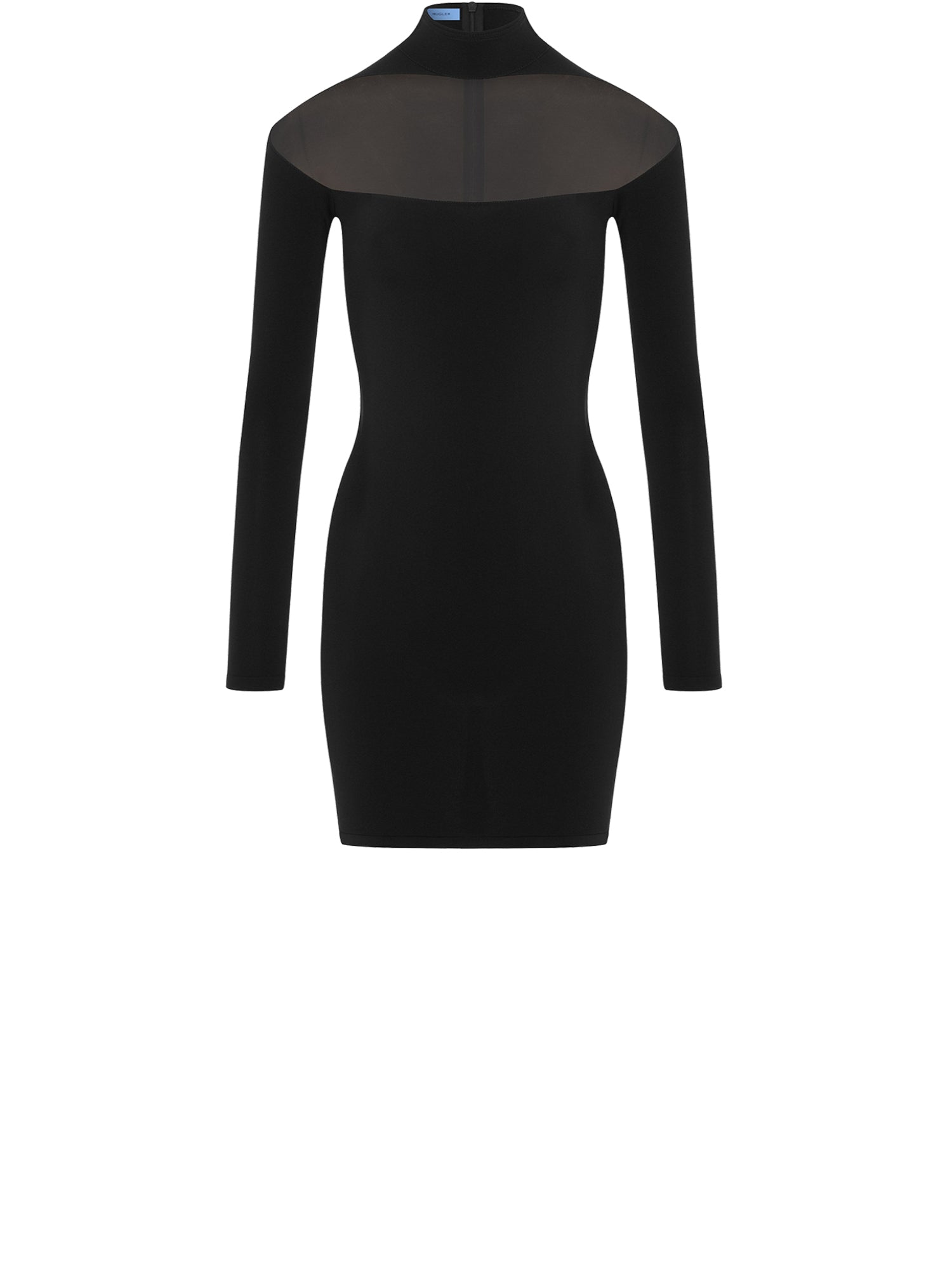 Robe en maille illusion - Noir